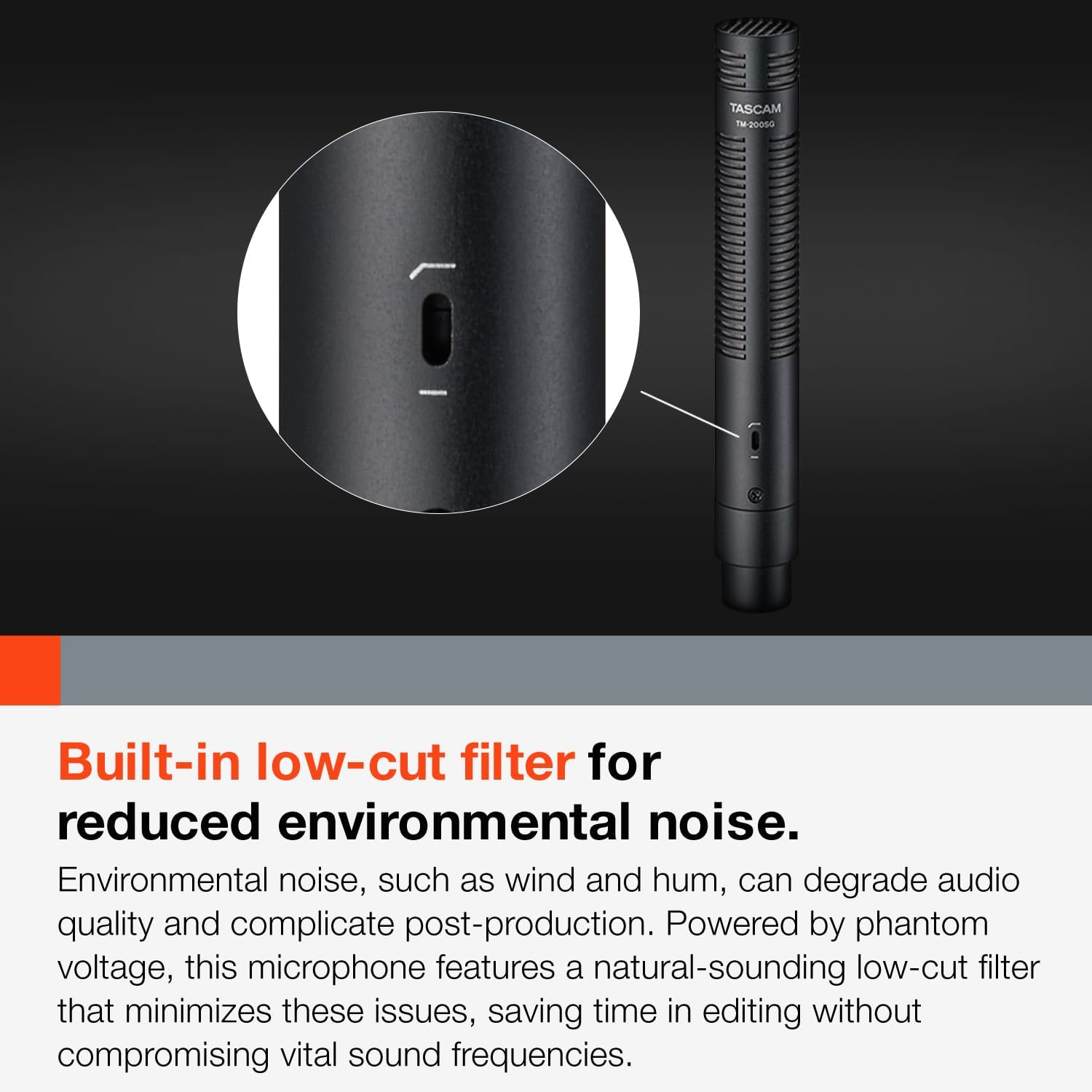 TASCAM TM-200SG Shotgun Microphone