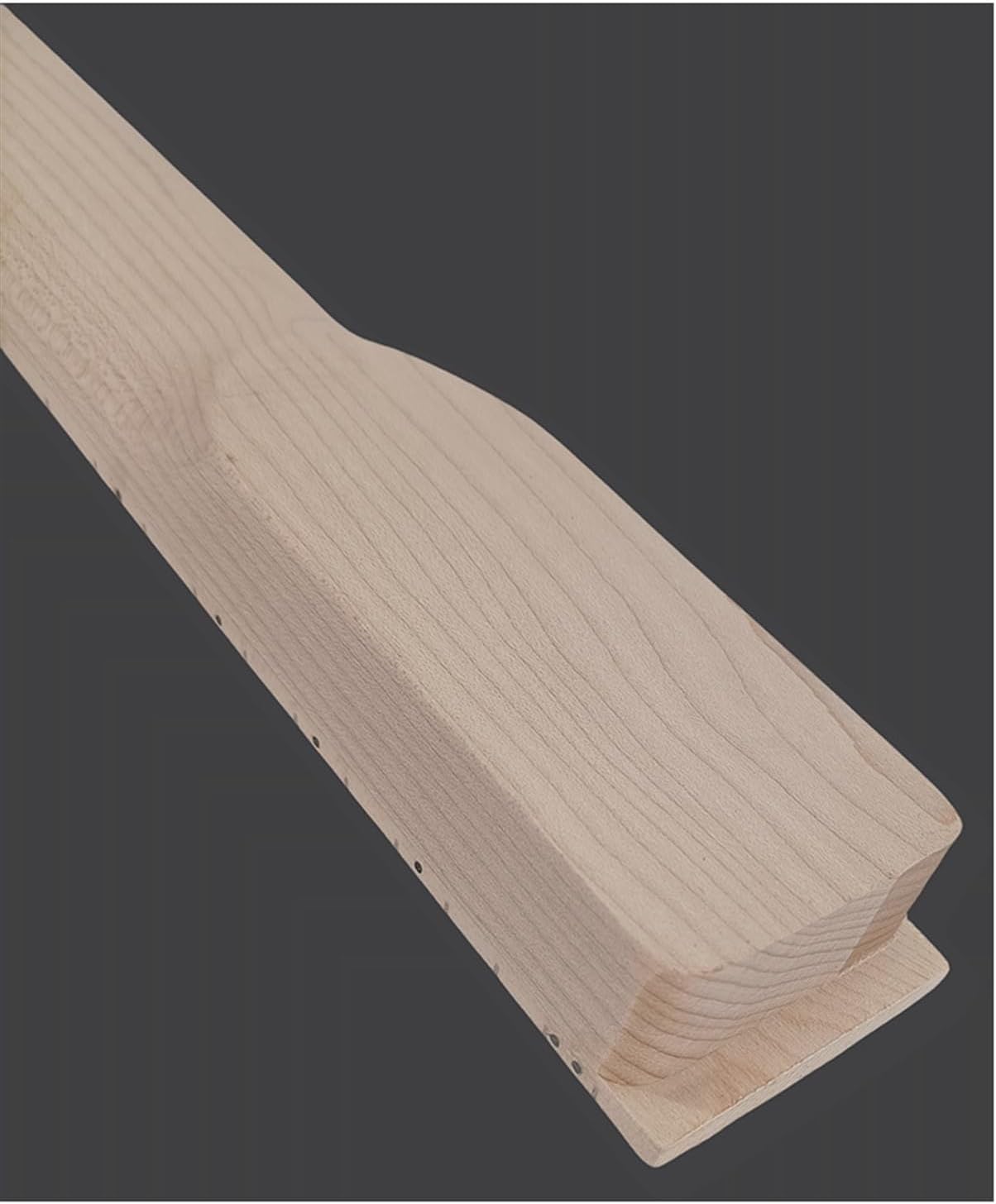 Replacement Guitar Neck 24-fret 25.5-inch Double-crank Electric Guitar Neck Backhand Guitar Neck Electric Guitar Semi-finished Accessories