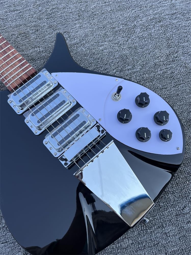 Custom 325 electric guitar 6-string electric guitar, Black paint 527-string pitch