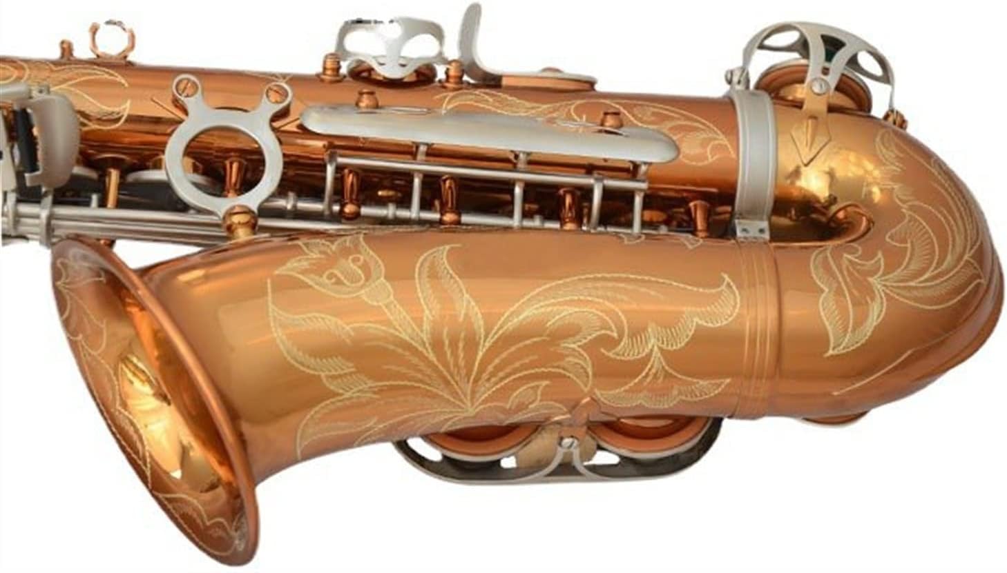 KESHUO E-Flat Alto Saxophone Retro Saxophone Wind Pipe Performance Instrument Beginners Entry-Level Professional Performance Brass Sax Beginners Kit