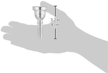 Bach 3504C Small Shank Tenor Trombone Mouthpiece, Silver Plated, 4C Cup Medium Shallow