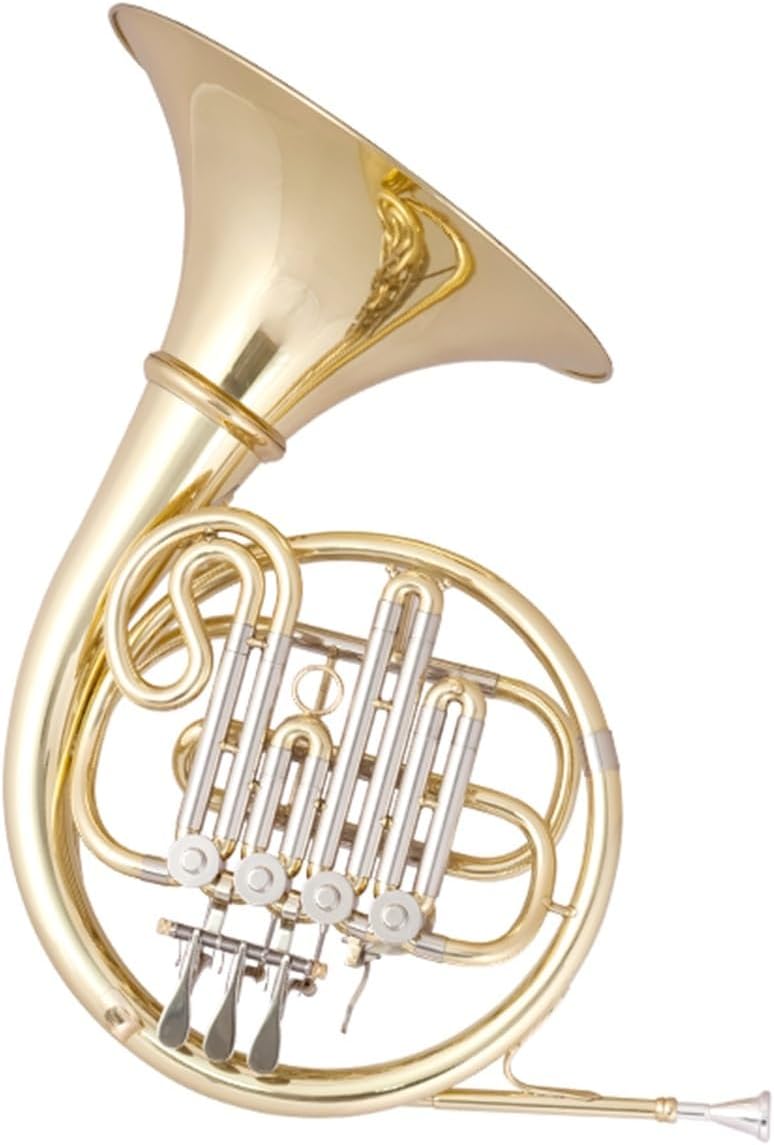 4 Key French Horn Single Row And Double Four Key French Horn Instrument B F Professional Performance Practice(Single row)