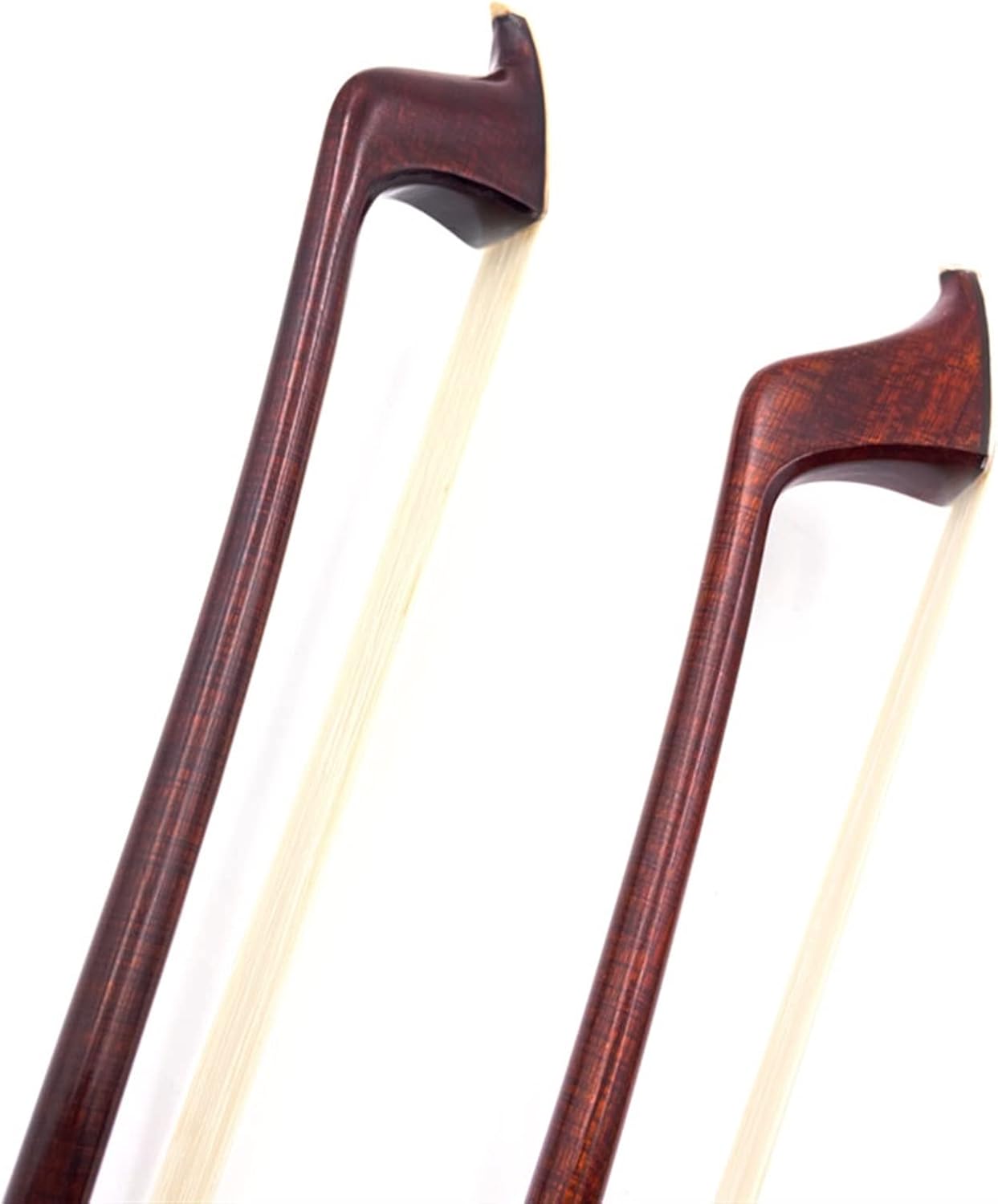 TSTS 1 Pcs Pernambuco Carbon Fiber Upright Double Bass Bow 3/4 White Horsehair Horsetail Full Size Violin Bow (Color : 02)