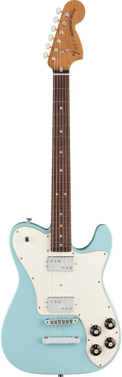 Fender Kingfish Delta Day Telecaster Deluxe Electric Guitar - Daphne Blue