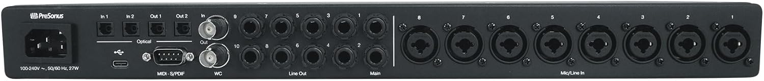 Audiosavings Bundle: (1) Presonus Quantum HD8 USB-C Audio Recording Interface Bundle with (1) AKG K701 Professional Premium Open-Back Studio Recording Reference Headphones (2 Items)