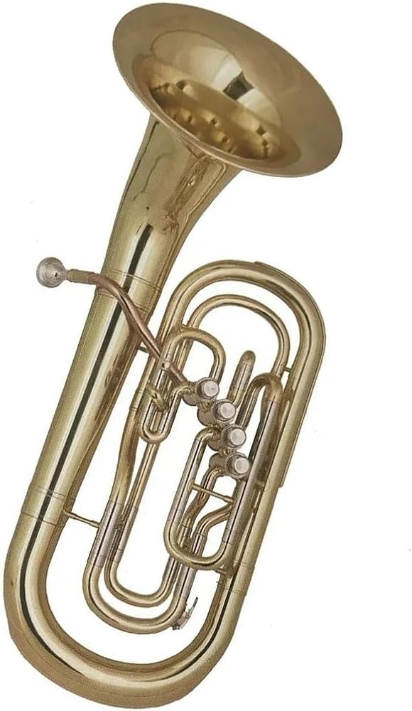Professional 4 Piston Marching Instruments Euphonium