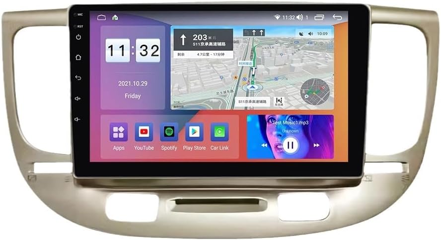 Generic Car Stereo Radio for KIA RIO2 2005-2011 2G RAM+32G ROM…