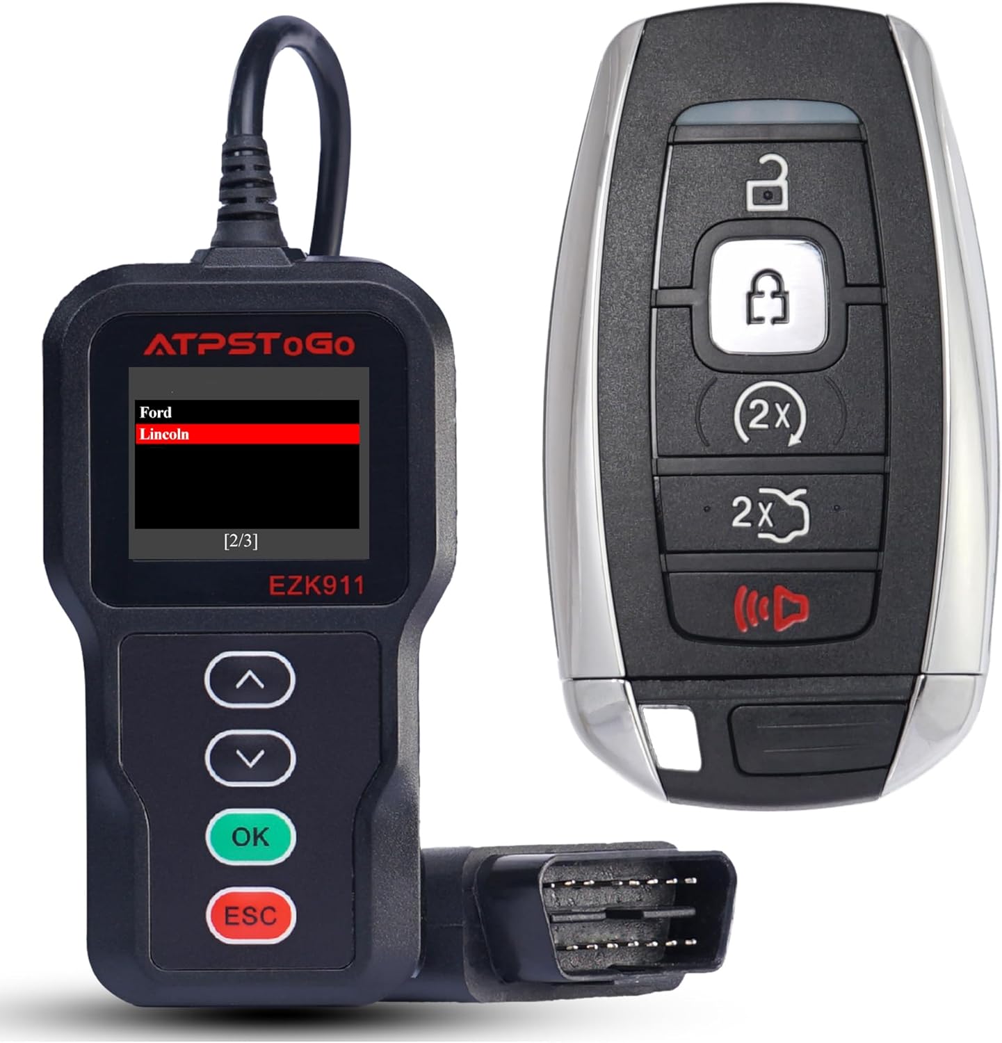 DIY Key Fob Replacement Fits for 2017 2018 2019 2020 Lincoln Continental MKC MKZ MKX Navigator Keyless Entry Remote Control Replace Kit FCC ID: M3N-A2C940780