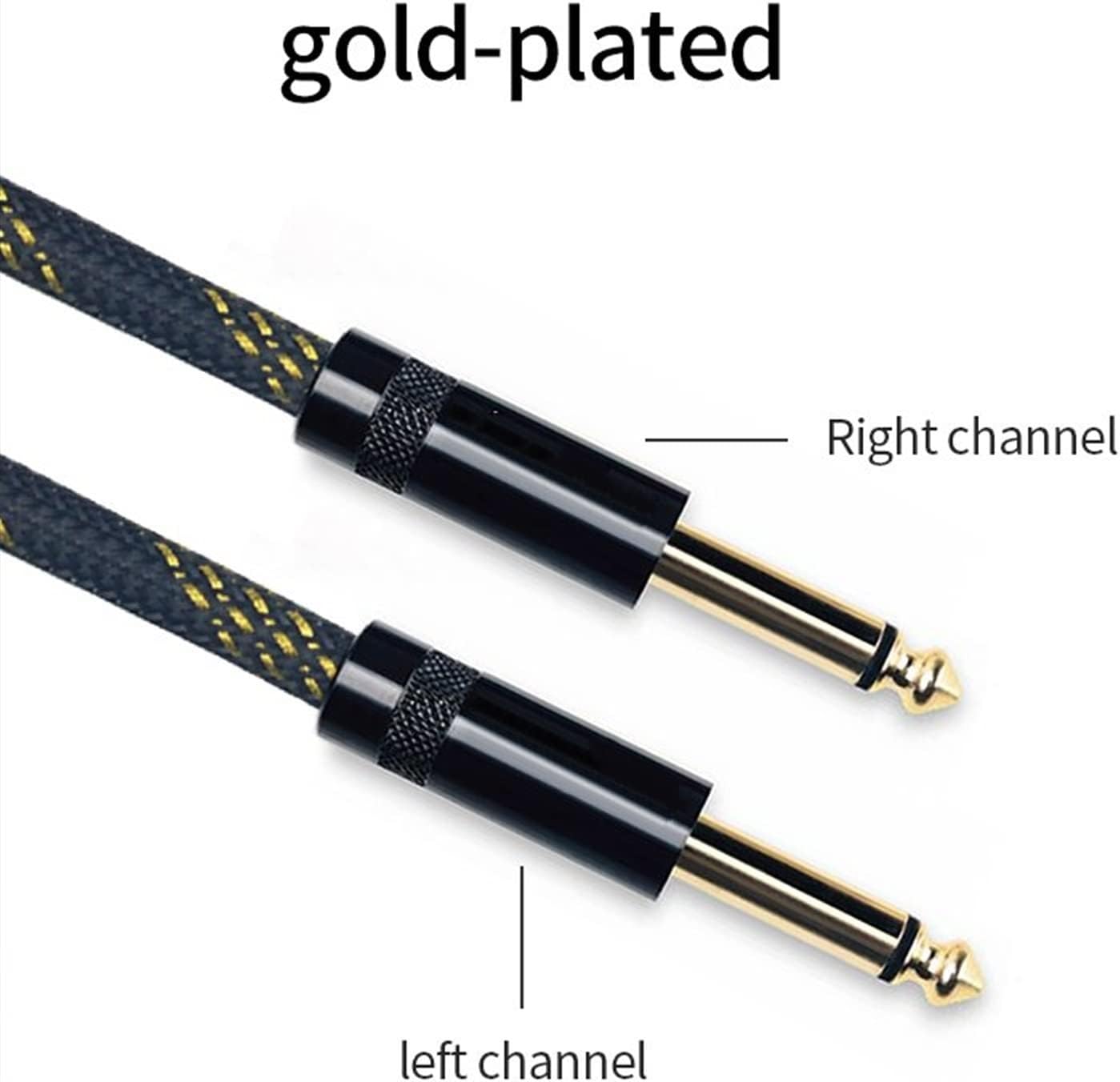 Guitar Cable Cable 6.5mm Output for Microphone Guitar Amplifier Player (Color : 3m)