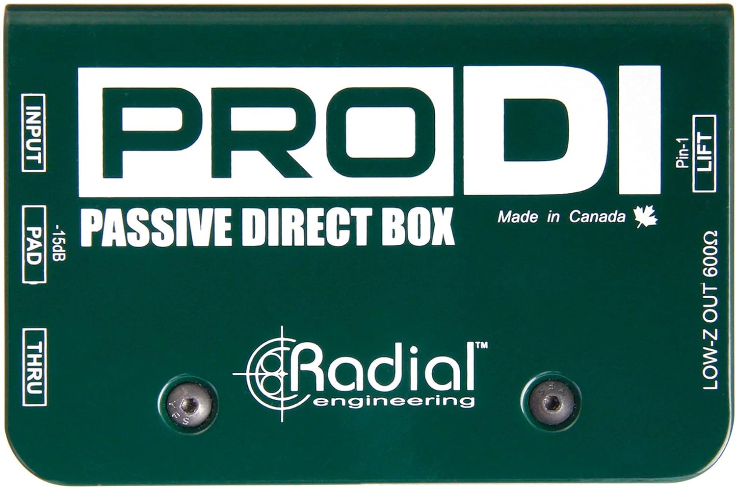 Radial Engineering PRO DI Bundle with Premium 15-foot XLR Mogami Microphone Cable (2 Items)