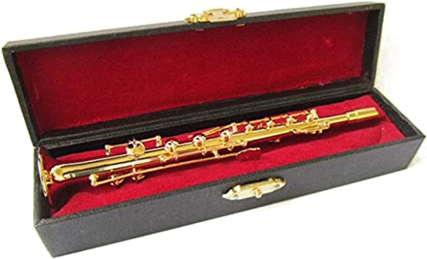 Mini Soprano Saxophone Model Miniature Saxophone Model with Metal Stand for Home Decoration Wind Instrument