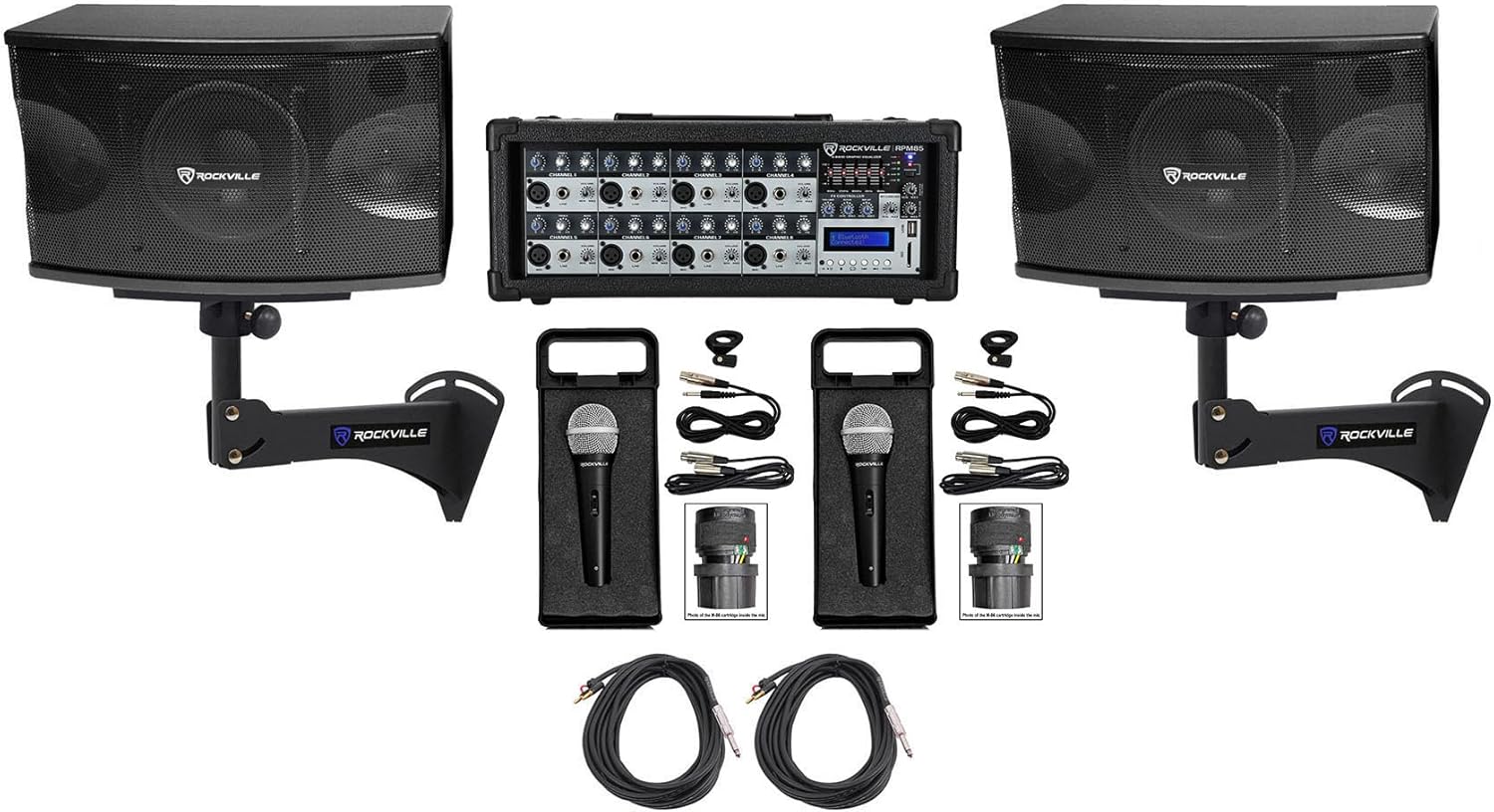 Rockville KPS80 Bundle: (2) 8