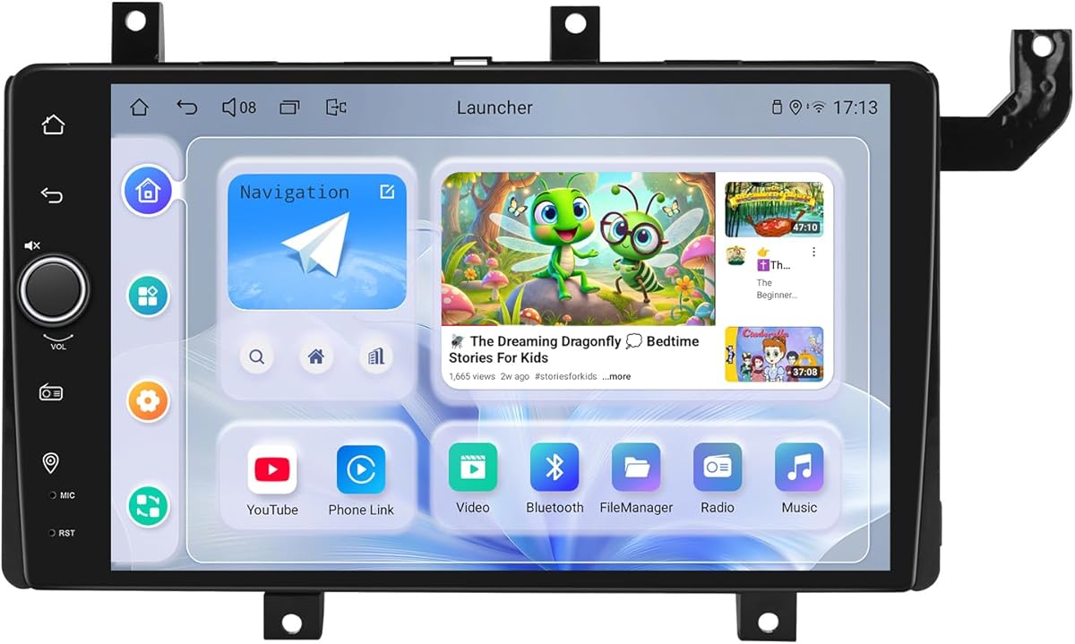 JOYING Car Stereo for Toyota Tacoma 2016-2022 Android 13 Plug and Play Head Unit 9 Inch Car Radio 1280 x 800 with CarPlay & Android Auto, SWC, AM/FM Radio, GPS(JY-TT216N4)