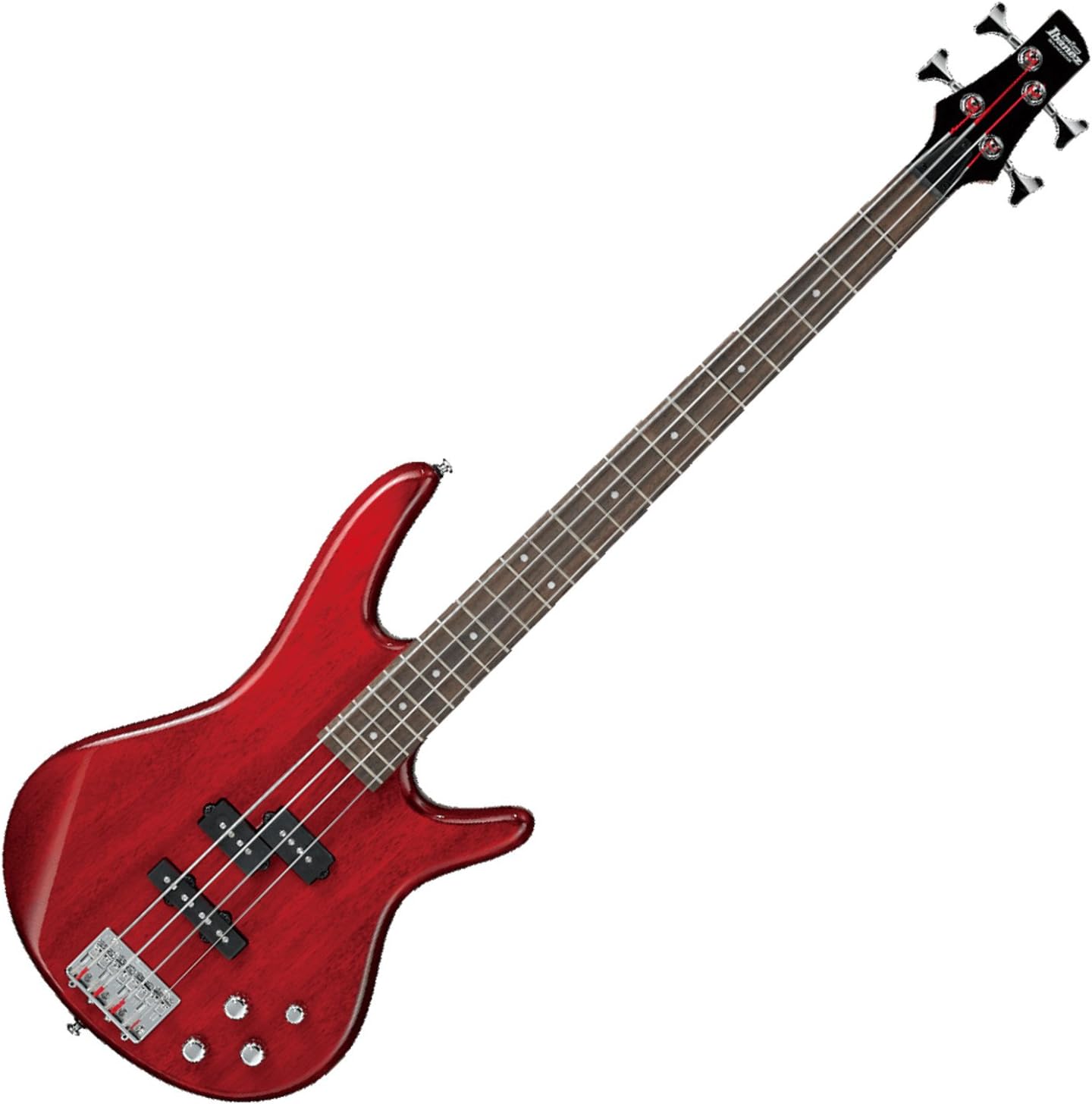 Ibanez Gio GSR200TR Bass Guitar - Transparent Red