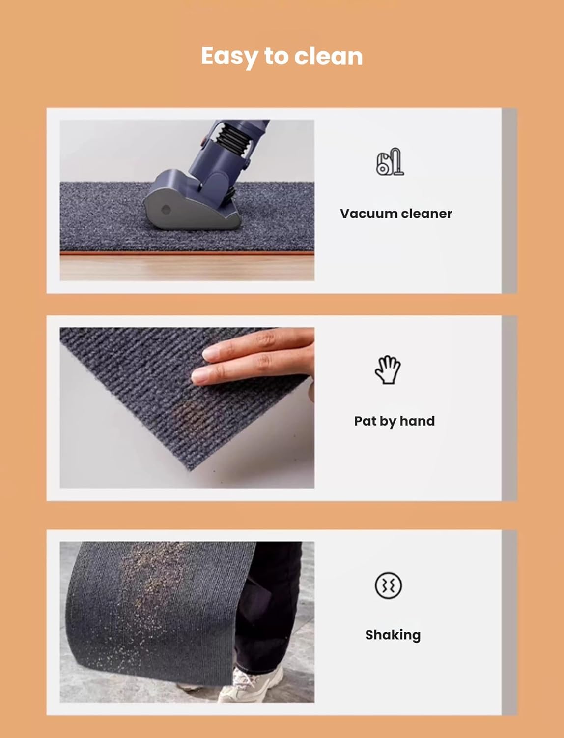 Soundproof Carpet Non-Slip Pads,Sound Absorbing Rug Floor Mat,9mm Thick Carpet Acoustic Pads for Piano Drum