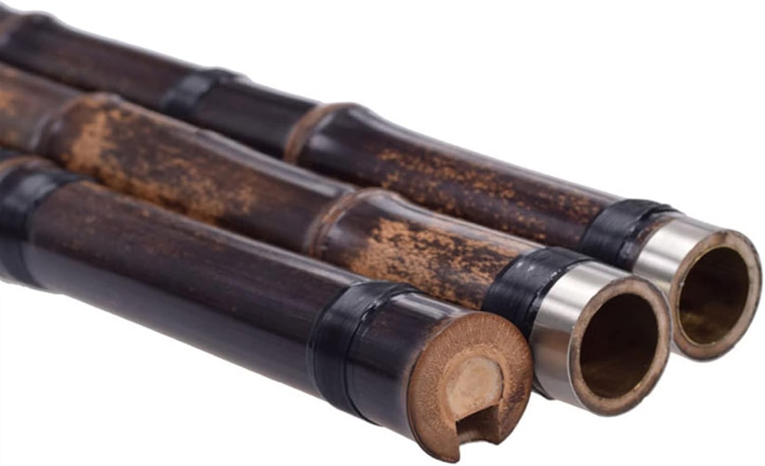 TSTS Chinese Bamboo Flute Chinese Purple Bamboo Flute Dizi 8 Hole G F Key Handmade Musical Instrument with Flute Bag Wind Instrument (Color : Right F)