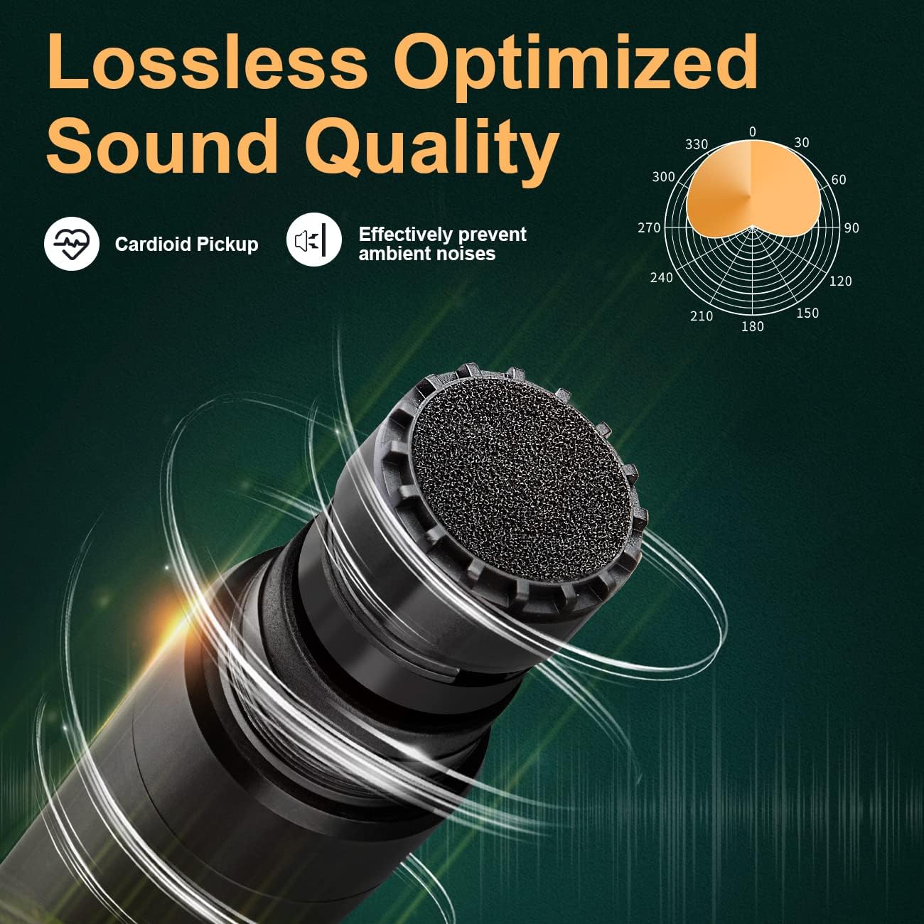 Depusheng R5 Wireless Microphone, Professional UHF Cordless Four Dynamic Mic Handheld Microphone System 1/4‘’Output for Home Karaoke, Meeting, Party, Church, DJ, Wedding, Home KTV Set