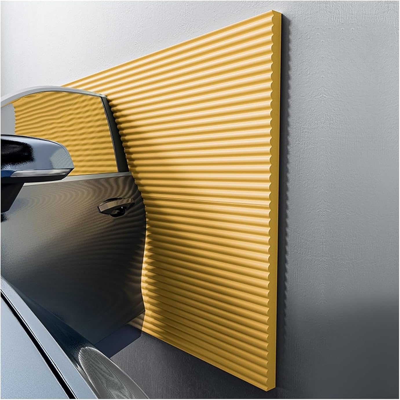 Garage Wall Protector Garage Bumper Strips, Garage Corner Bumper Strips, Parking Lot Wall Edge Guards, Automotive Essentials for Parking Garages(Woody,16.4ft/5m)