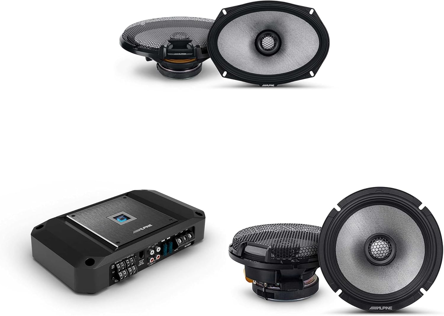 Alpine R2 4 Channel Amp & R2-S65 6.5