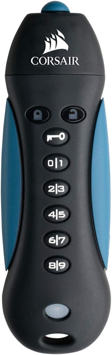 Corsair Flash Padlock® 3 128GB Secure USB 3.0 Flash Drive with Key