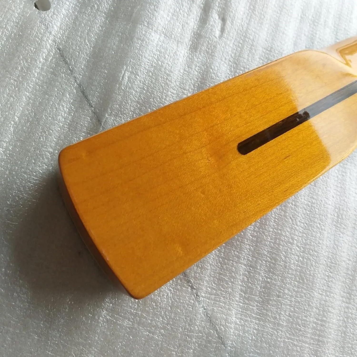 Yellow J Bass Guitar Neck Parts 20 Fret 34inch Rosewood Fretboard Vine Inlay