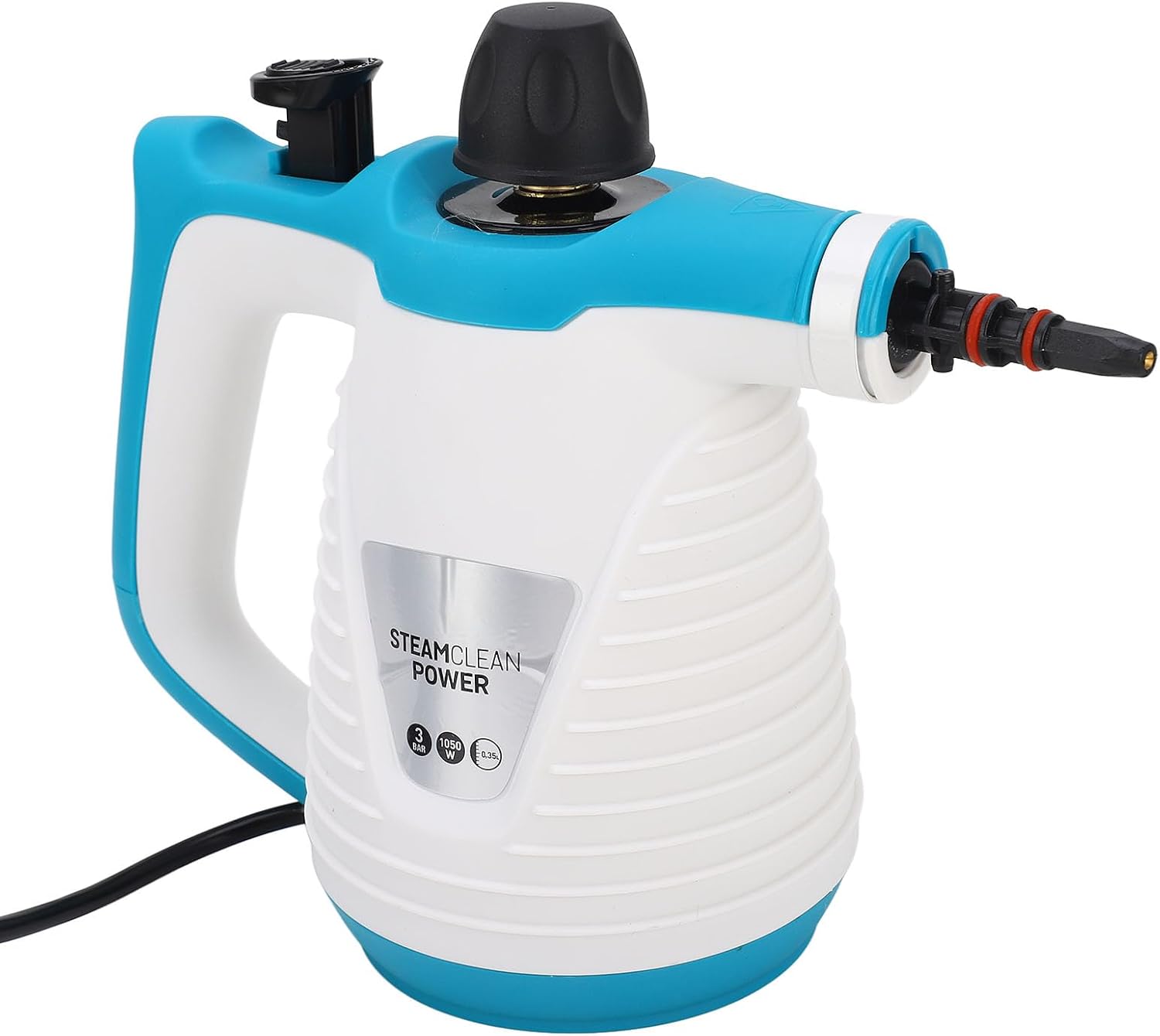 JQ388 350ml Handheld Steam Cleaner Kit Multifunctional Cleaning Machine for Kitchen Bathroom with 900-1050W Removes Oil Dust (US Plug 110V‑120V)