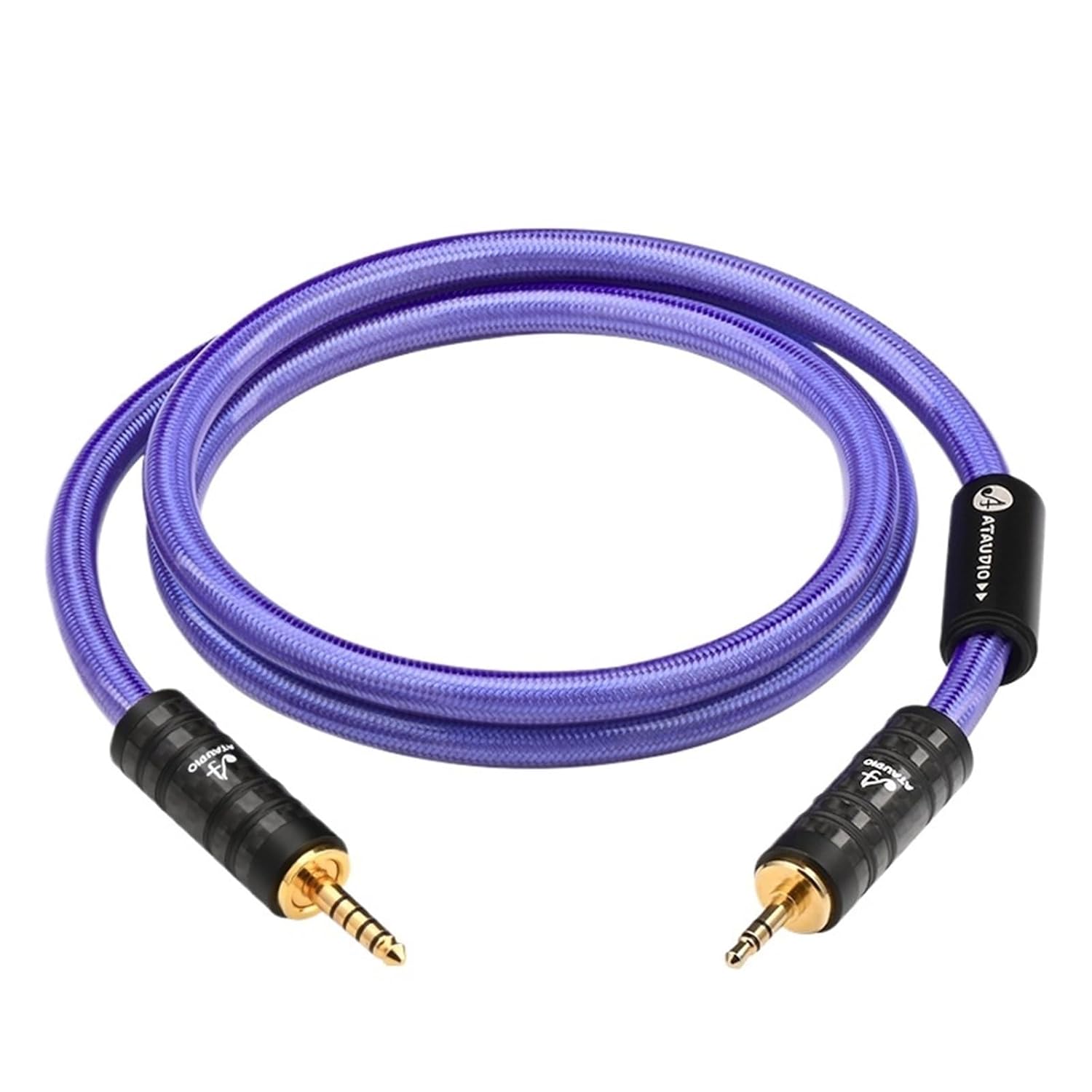 Hi-end Silver Plated HiFi 4.4mm to 3.5mm Audio Cable Balance to Aux Jack Balanced Audio Adapter Cable(1m)