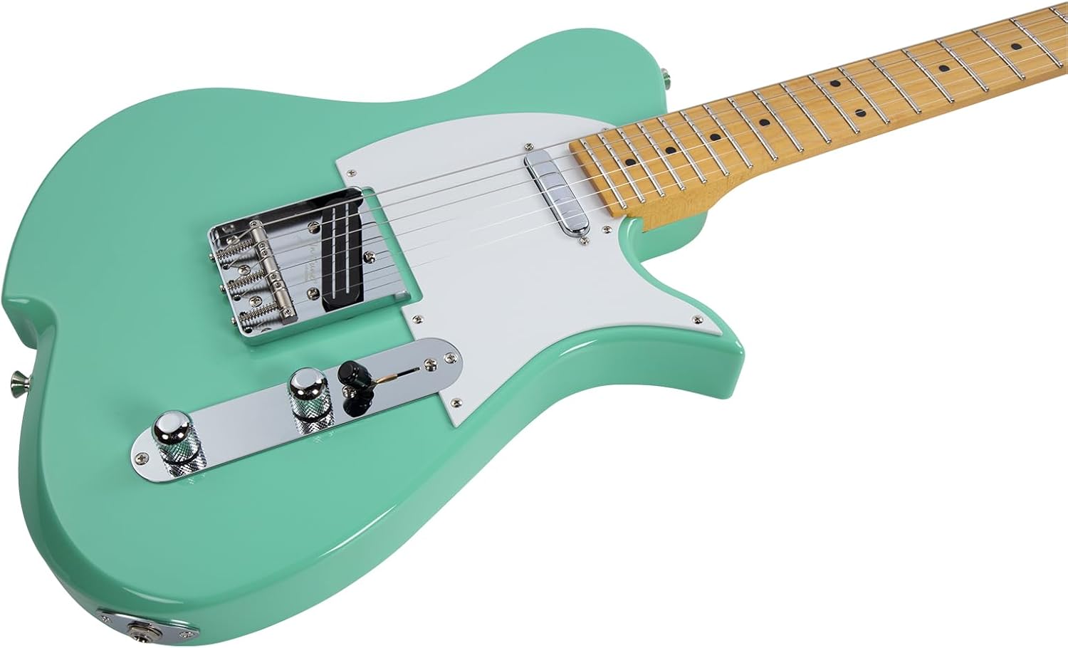 Vola Electric Guitar Vasti MC Surf Green Gloss Handmade in Japan MIJ Gotoh Bridge Gotoh Locking Tuner 6 Strings Modern C Neck For All Levels