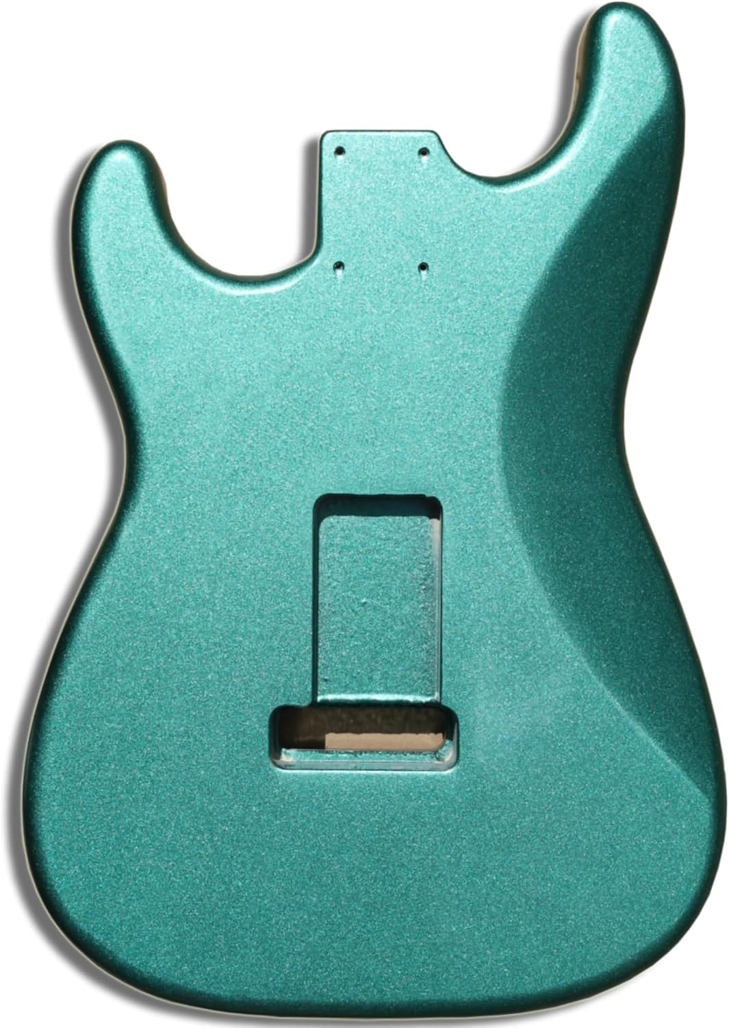 Guitar Body Guitar Replacement Parts Guitar Body 2Pcs Alder Wood For ST Electric Guitar DIY Parts Metallic Green