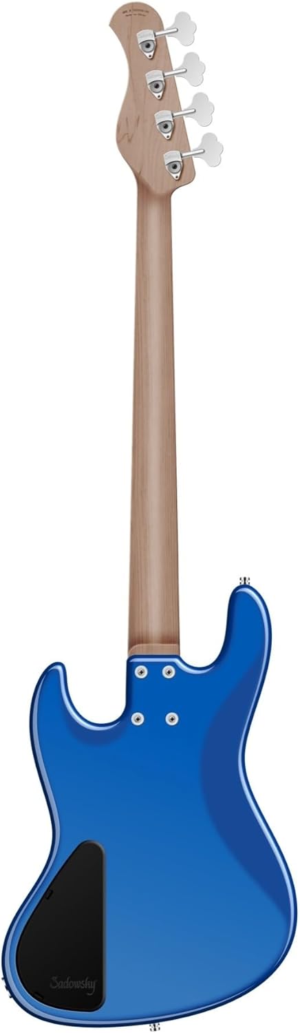 Sadowsky MetroExpress Vintage M/J Bass Guitar - Solid Ocean Blue Metallic, Morado Fingerboard