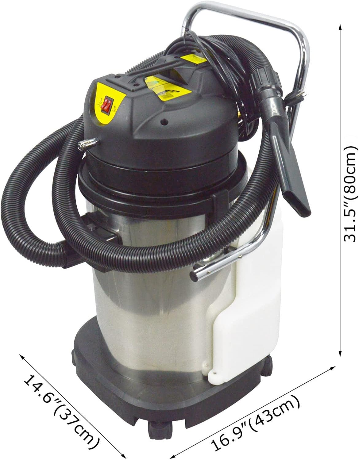 30L Carpet Cleaner Machine, Vacuum Cleaner, 3 in 1 Carpet Extractor Machine for Carpets, Curtains, Sofas, 1000W,110V