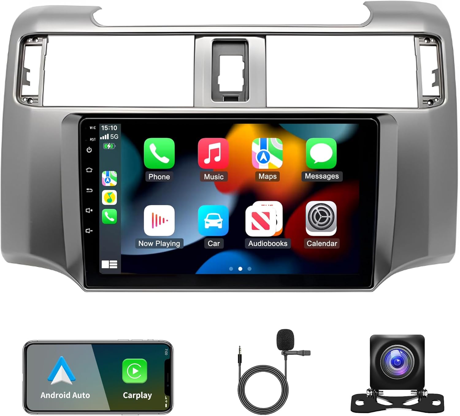 Car Stereo Radio Upgrade for Toyota 4Runner 2009-2019, 9