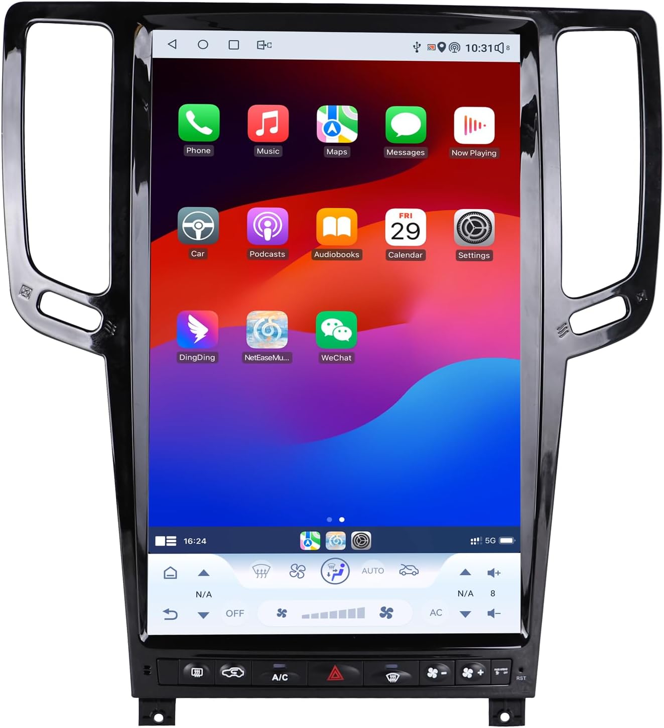 14.5-inch Android 13 Car Radio System Compatible for Infiniti G Series 2007-2016 Wireless CarPlay/Android Auto 8+256G Memory GPS Audio and Video System