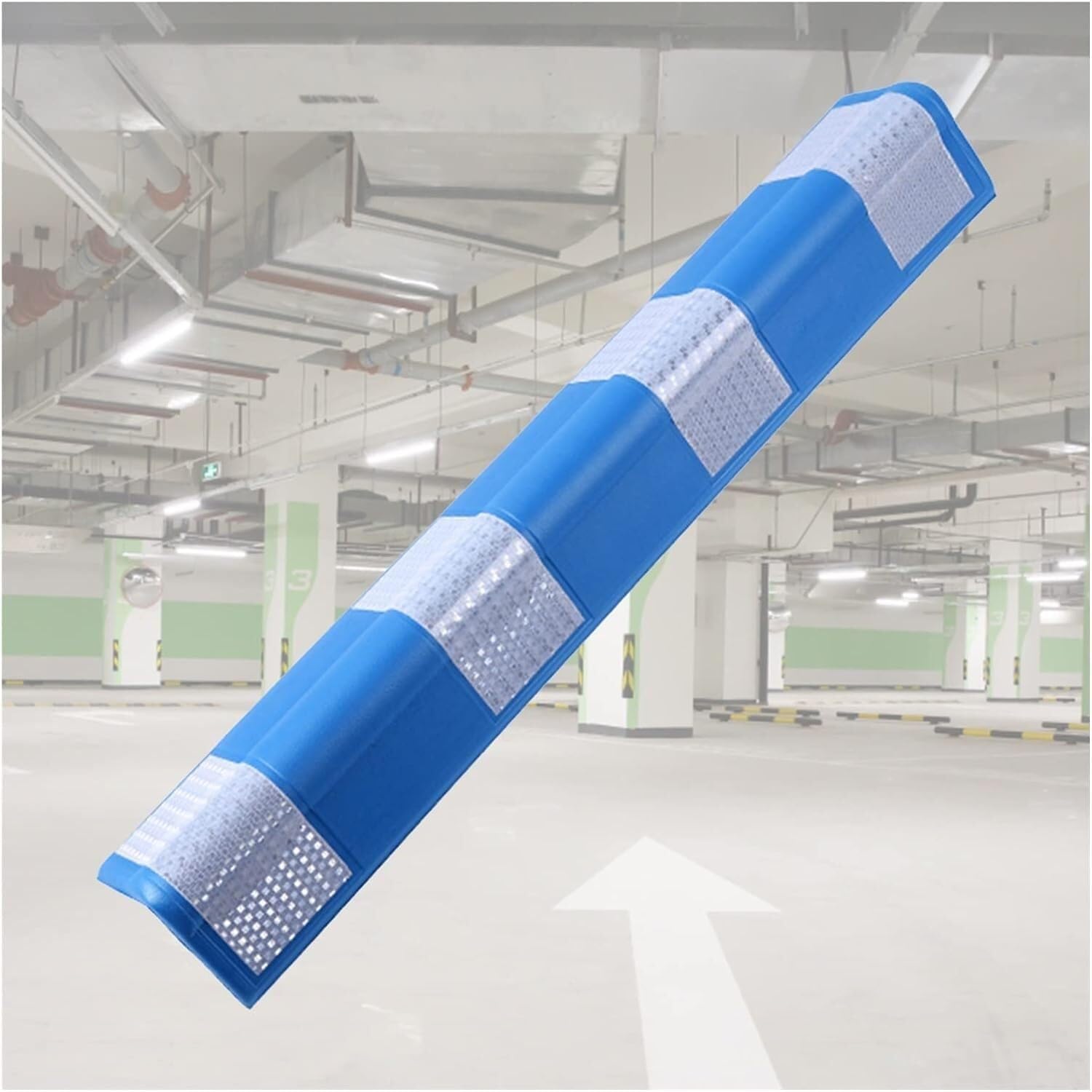Garage Wall Protector Wall Corner Guard for Parking Garages, 0.6cm Anti-Scratch Corner Guards, Reflective Car Parking Protector Bumper for Parking Garages(Color:Blue,Size:2pcs)