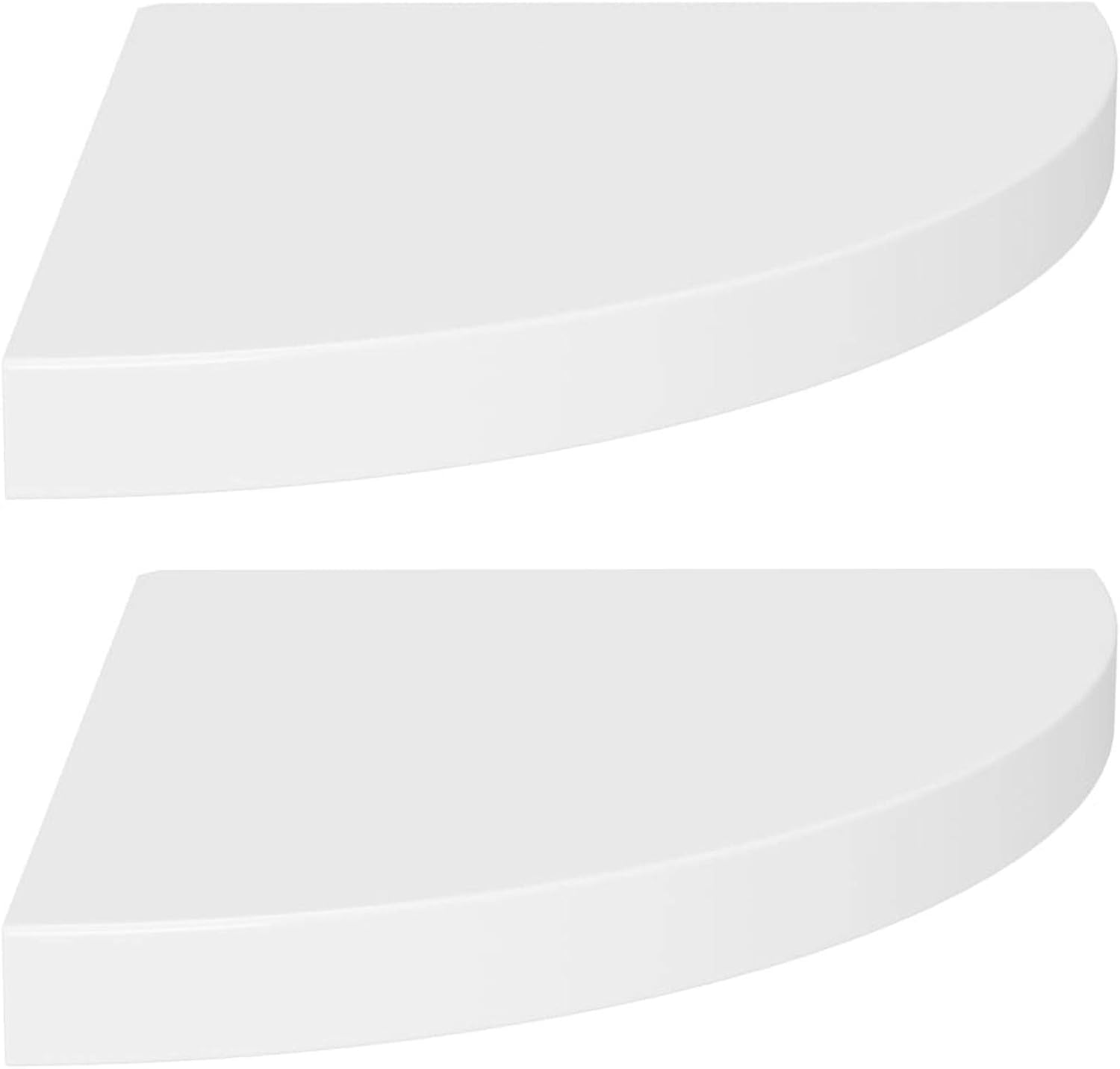 2 Pcs Floating Corner Shelf 13.8