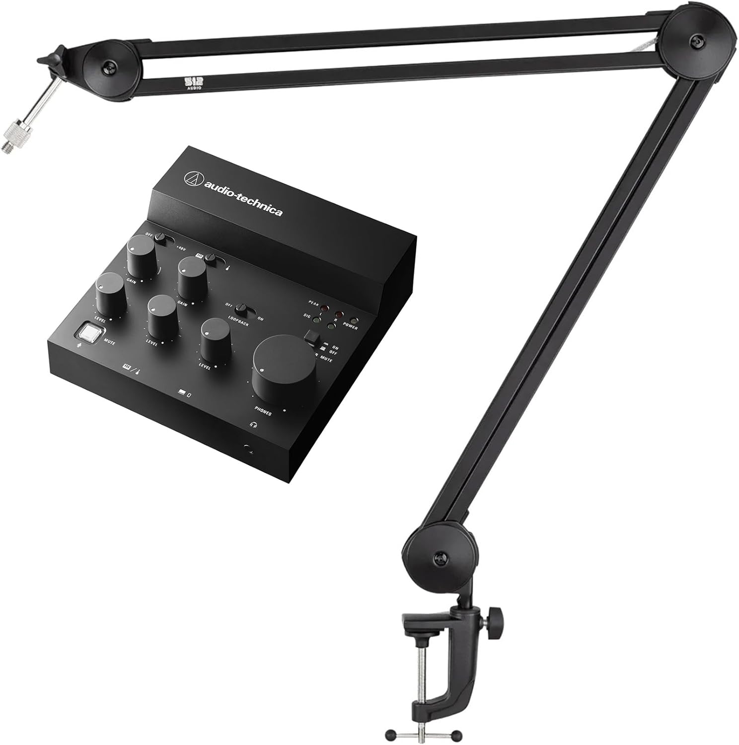 Audiosavings Bundle: AT-UMX3 USB Audio Mixer - Plug-and-Play, Live Streaming Ready Bundle with 512-BBA 31