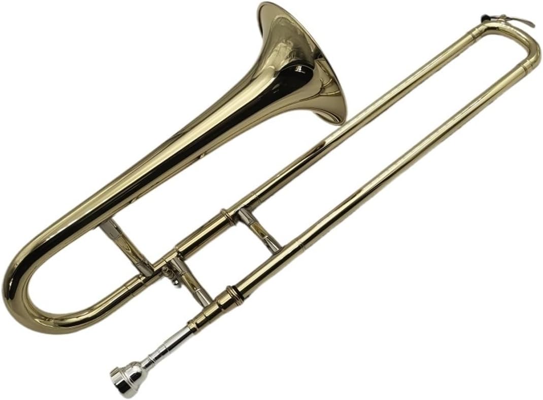 Professionals euphonium B Flat Trombone Brass Plated With Case,gloves Wind Instruments