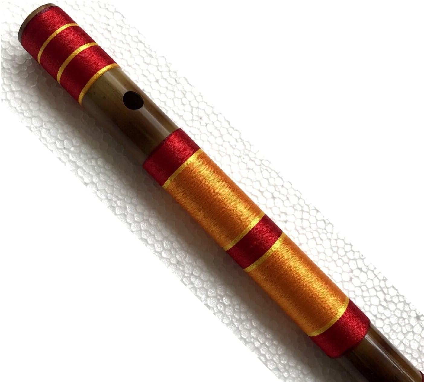 Premium Concert Bamboo Flute C Bass Fry Bansuri With Velvet cover & Rexine case
