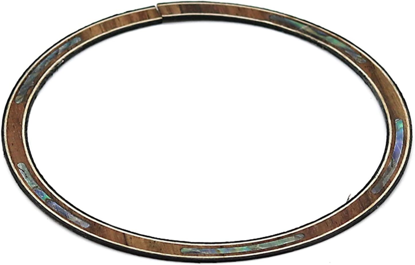 FLFL Four-String Guitar Sound Hole Circle Rosewood Maple Abalone Color Shell Mosaic Caliber Guitar Parts (Color : 104)