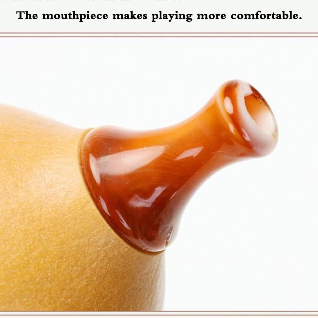 Musical Instruments Playing The Cucurbit Flute On Stage Traditional Instrument Hulusi Ethnic Instruments Gift For Beginner Music Lovers Easy To Carry Out (Color : WoodA, Size : B flat)