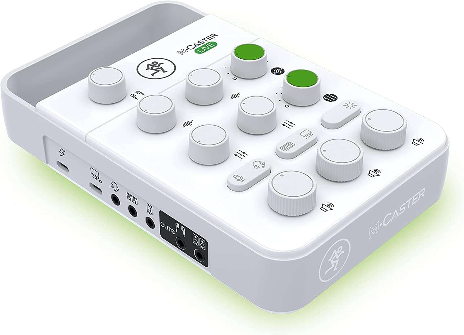 Mackie M-Caster Live White Portable Live Streaming Mixer