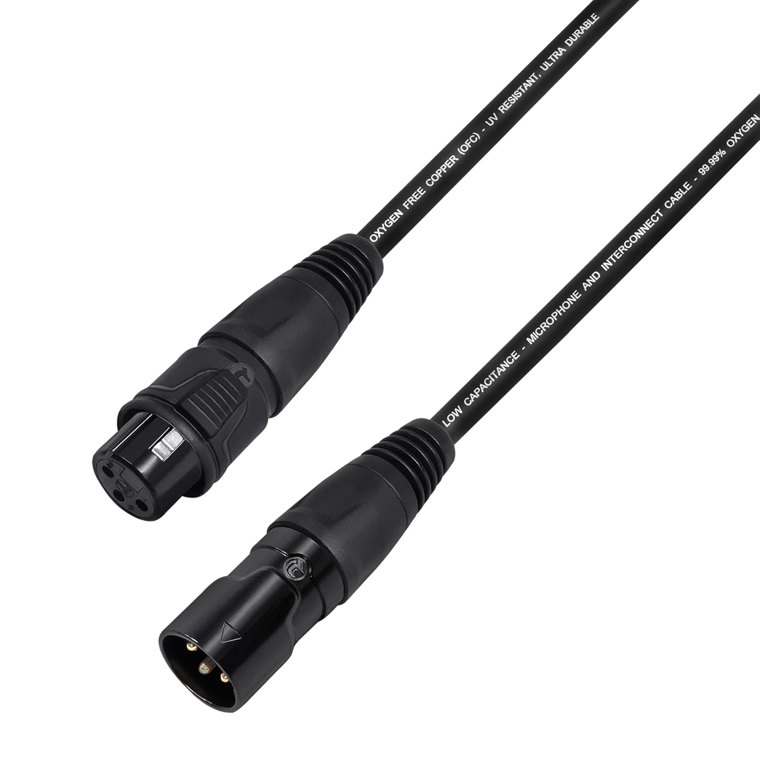 WBC-VALUELINE-2CS (22 AWG) - 4 Units - 30 Foot–Low-Capacitance Shielded Balanced Flexible Microphone, Active-Speaker & Interconnect Cables with Neutrik-Rean IP65 Rated Gold XLR Connectors