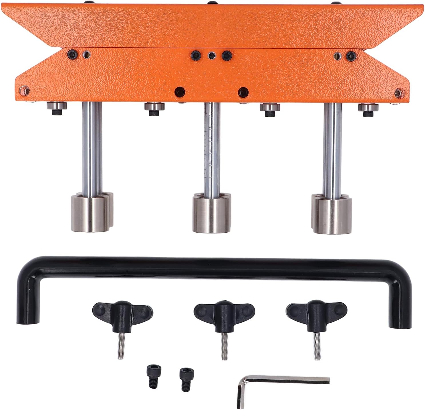 Adjustable Three Station Roller Bender, 0 to 90° Bending Angle Standing Seam Roofing Tools, Professional Accurate Metal Rolling Bending Tool for Industrial Production