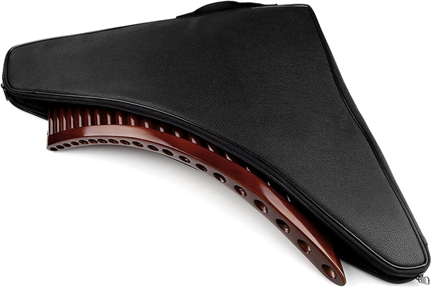 PanPipes Woodwind Instrument 20 Pipes Pan Flute E Key Folk Musical Instruments Brown Colour Woodwind Instrument Handmade