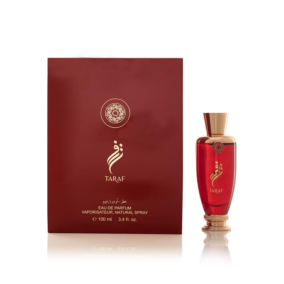 Arabian Oud TARAF 100 ml | Eau de Parfum Unisex | Marjoram, Bulgarian Rose, Leather and Cedar Amber | Aromatic and Oriental Scent.