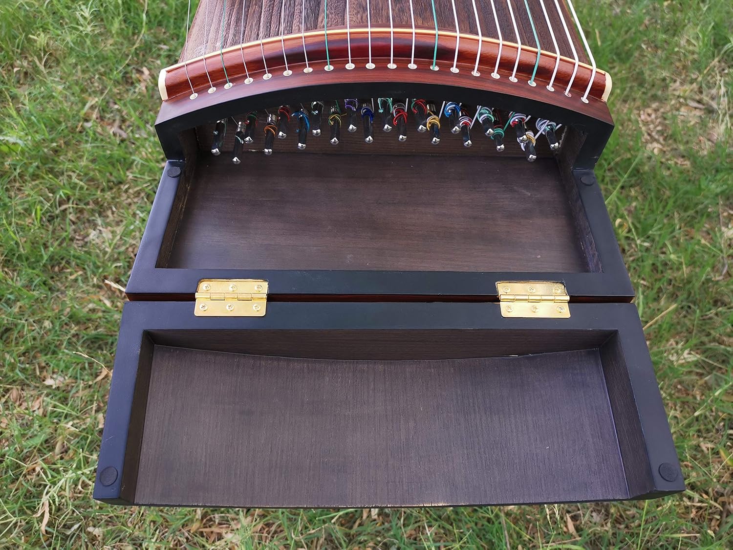 Landtom Professional Paulownia Guzheng (163cm) for Adults/beginner (Flowing water)