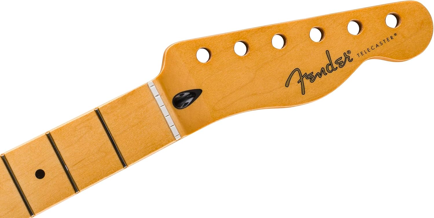 Player II Series Telecaster Neck, 22 Medium Jumbo Frets, Maple, 9.5