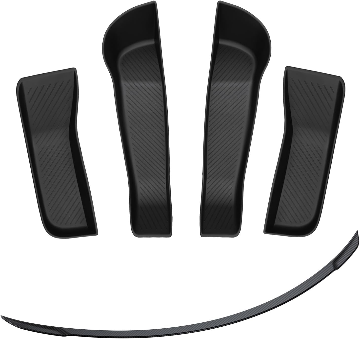 BASENOR Tesla Model S Performance Spoiler and Door Side Storage Box for Tesla Model S