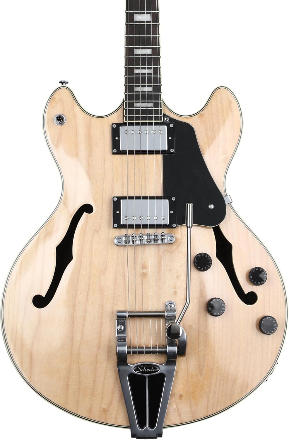 Schecter Corsair Semi-hollowbody Electric Guitar - Gloss Natural