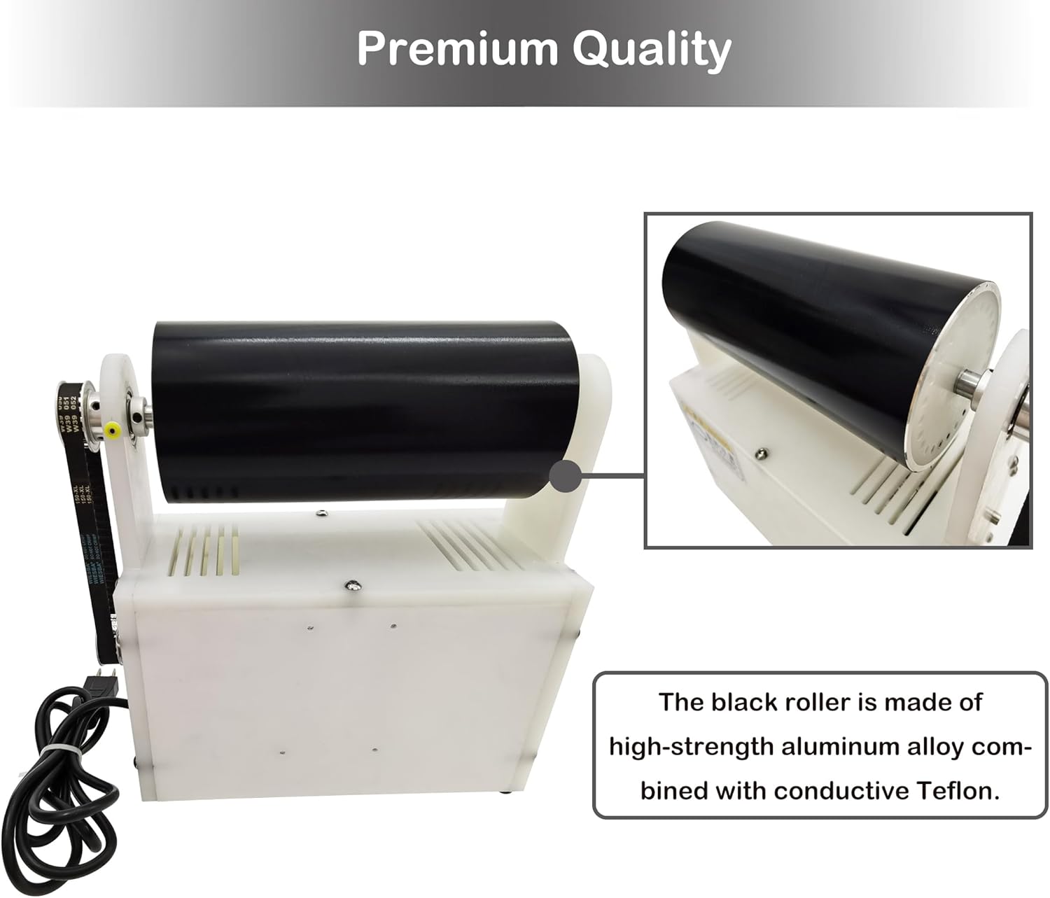 INTSUPERMAI Drum Collector Rotary Drum Electrospinning Collector for Electrostatic Spinning Machine 100-5000rpm, 110V